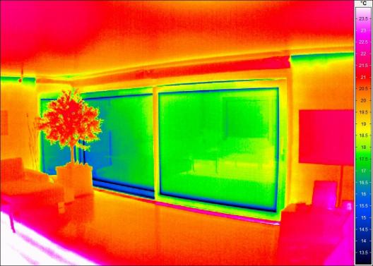 Thermogramm ohne Unterdruck